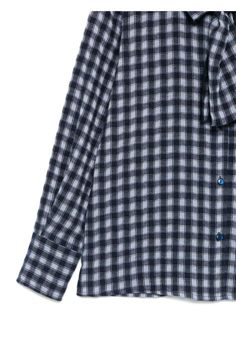 Camicia a quadri Lù-Lù BY MISS GRANT | LL3935BLU